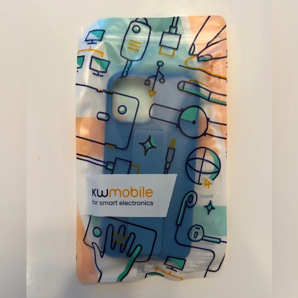 NWT 13 pro max Kwmobile Blue iPhone Case - Picture 4 of 7